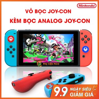 [XẢ HÀNG] Bộ bọc Joy-con và bọc Analog giành cho máy chơi game Nintendo Switch chất liệu silicone cao cấp
