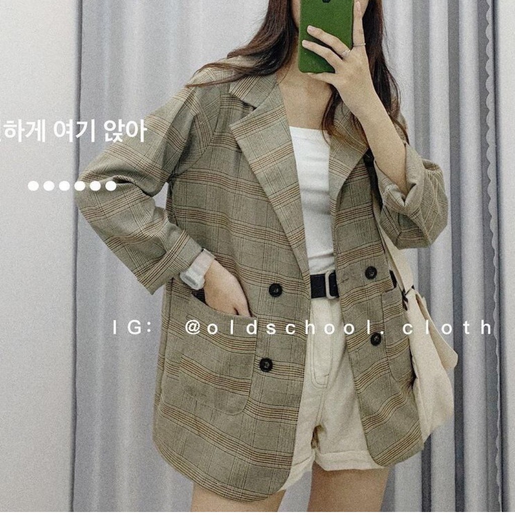 Áo Blazer 1 lớp dài tay khoác ngoài, kiểu dáng ULZZANG trẻ trung, năng động nhiều màu