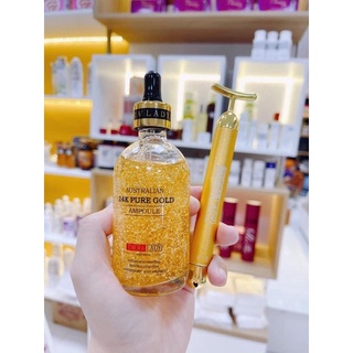 Serum vàng 24k và thanh lăn nâng cơ 24k nhập úc 100ml
