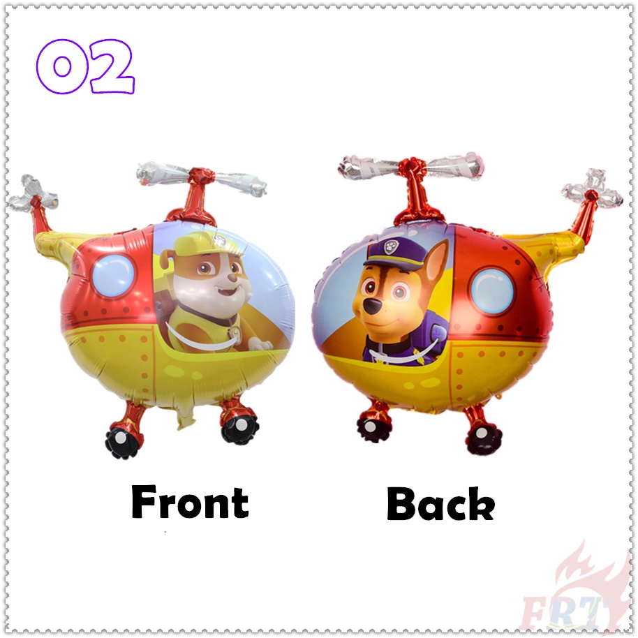 Bong bóng lá nhôm trang trí tiệc sinh nhật chủ đề tuần tra Paw Patrol tùy chọn