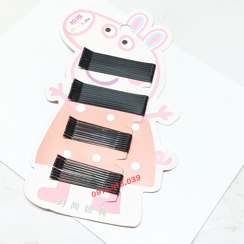 Set Kẹp Tóc Đen, Kẹp Tóc Tăm
