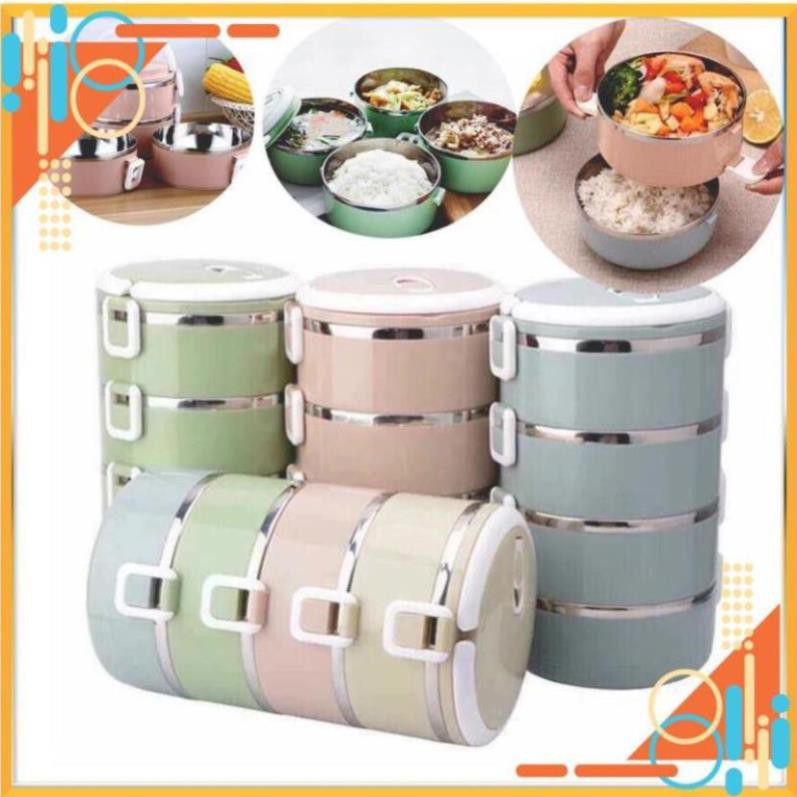 Cặp lồng cơm - Cà mên 4 tầng lúa mạch(4 TẦNG - LÚA MẠCH) | BigBuy360 - bigbuy360.vn