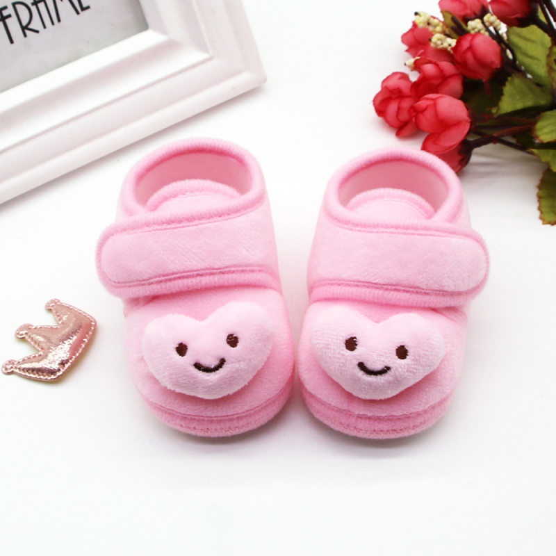 Giày Vải Cotton Đế Mềm Chống Trượt Cho Bé Trai & Gái Sơ Sinh Từ 0-18 Tháng Tuổi