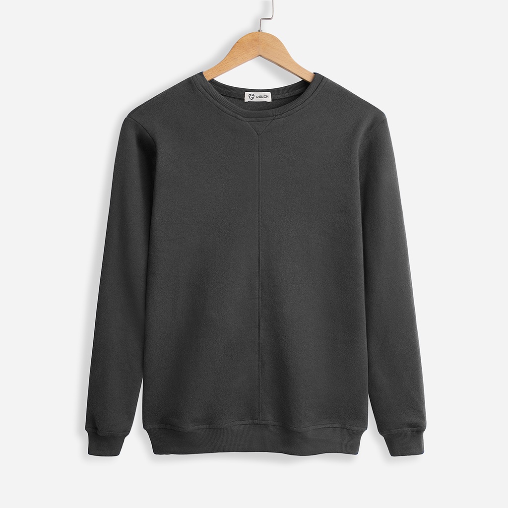 Áo Nỉ Nam Thời Trang Dáng Sweater Cổ Tròn ROUGH Chất Nỉ Lông Cao Cấp | BigBuy360 - bigbuy360.vn