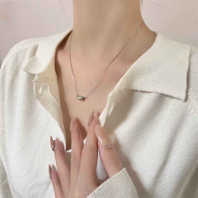 Dây chuyền, vòng cổ mặt hạt đậu may mắn NL040 Leace.accessories