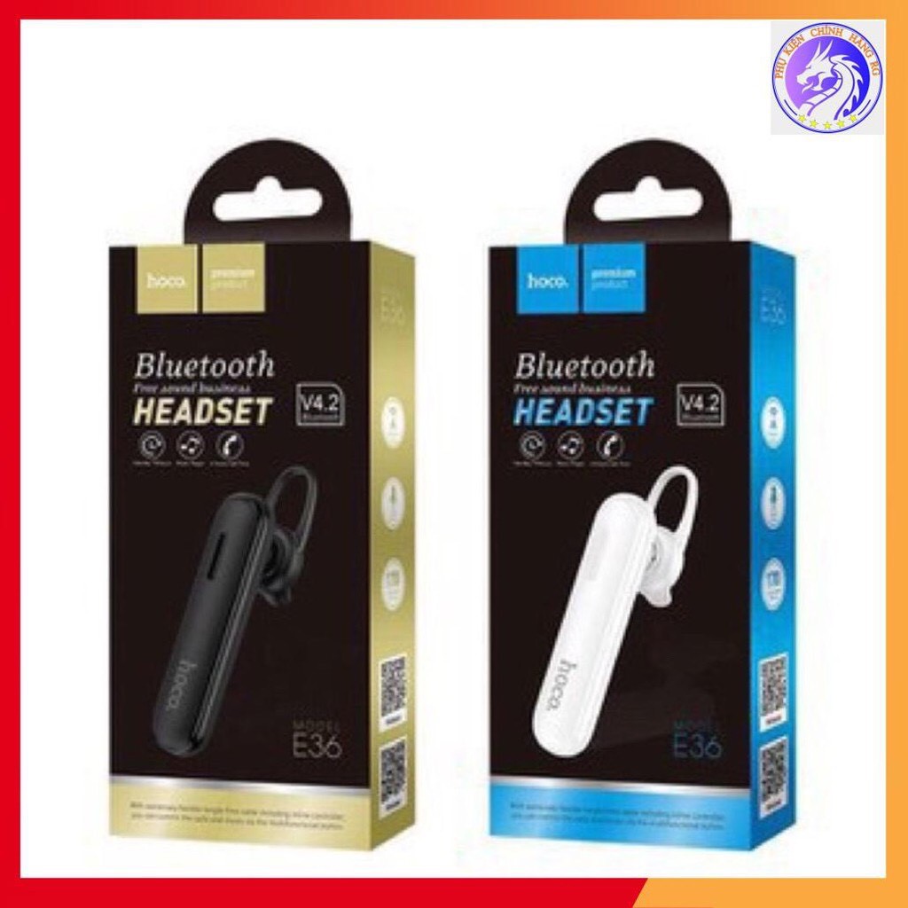Tai Nghe Bluetooth Hoco E36   - Hàng Chính Hãng Có Mã Code Kiểm Tra   - Bảo Hành 12 Tháng