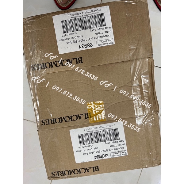 Glucosamine Blackmores 1500mg mẫu mới, date mới- Xương khớp Glucosamine, Giảm đau nhức, thoái hoá