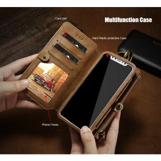 Bao da điện thoại nắp lật chống trượt cho Samsung S8 S9 Iphone 7 8s plus