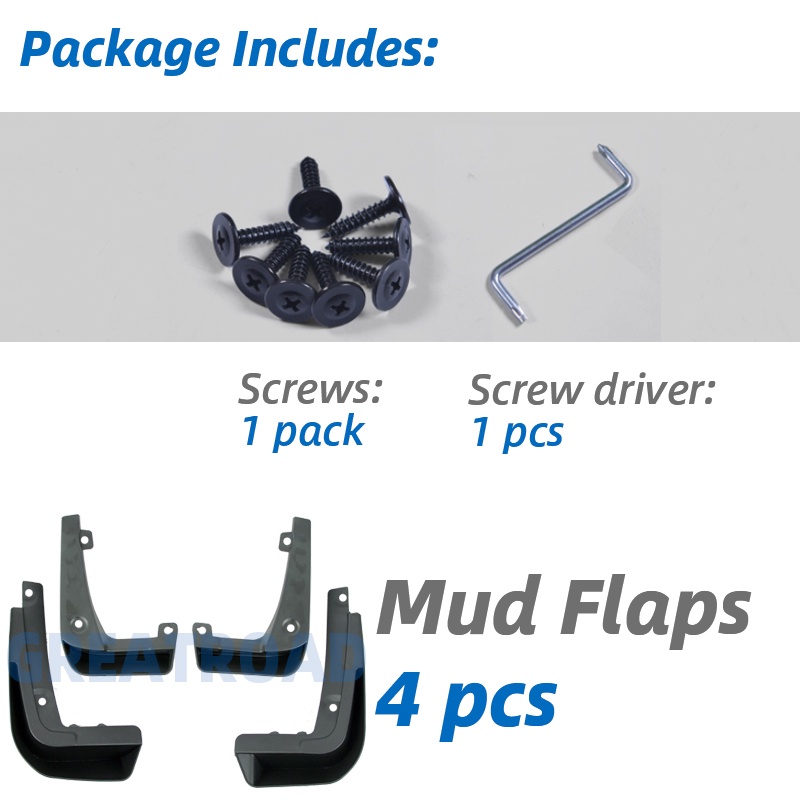 FENDER Set 4 Tấm Chắn Bùn Trước Sau Cho Xe HONDA/HR-V HRV 2014-2020