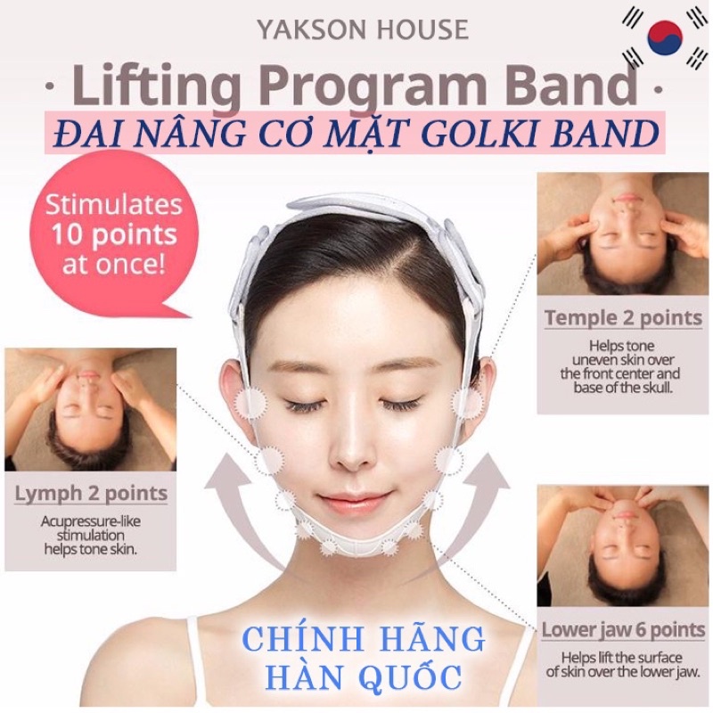 Đai Nâng Cơ Mặt Golki Band