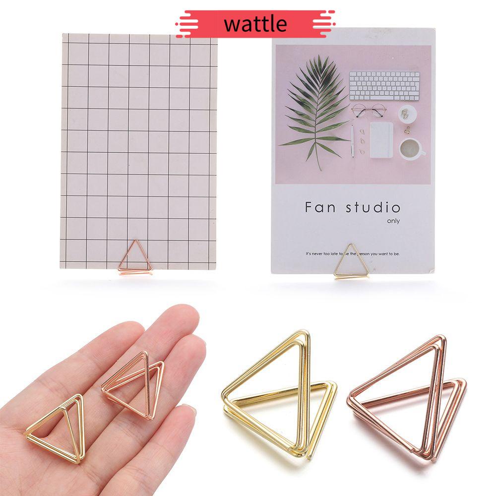 1 kẹp giữ ảnh/ kẹp giấy bằng kim loại để bàn trang trí tiệc cưới nhiều màu