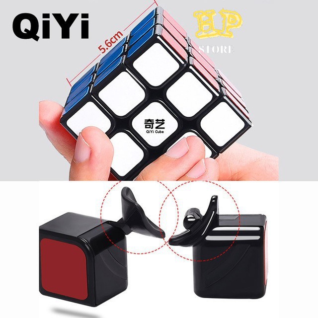 Rubik 3x3 Robik Qiyi Sail W Khối Lập Phương 3 Tầng Ma Thuật Xoay Mượt, Lõi Cứng Cáp Bền - RB01