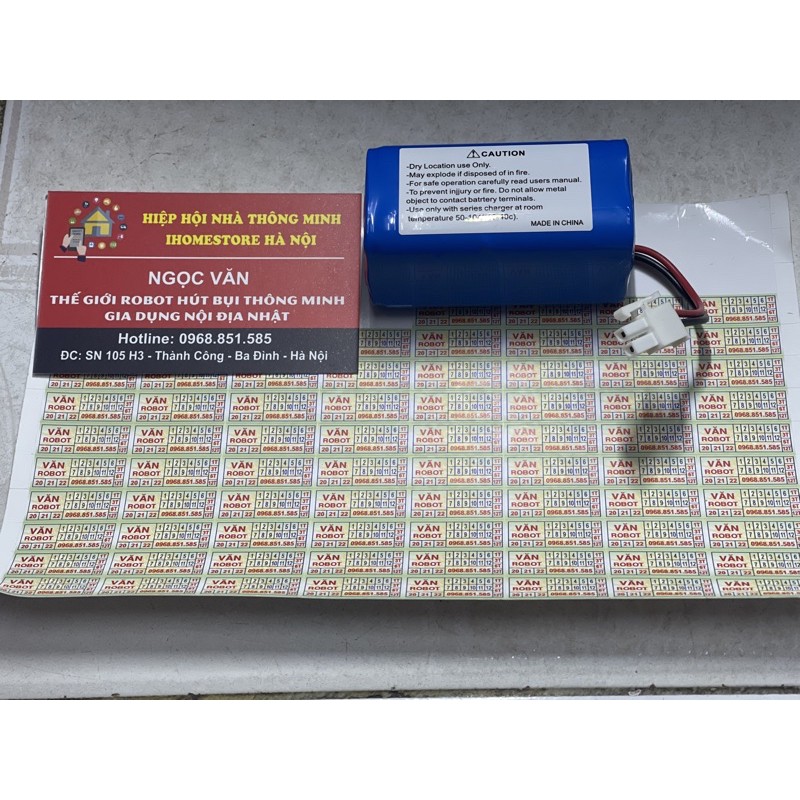 Pin thay thế cho máy hút bụi lau nhà ecovacs-medion-lifie