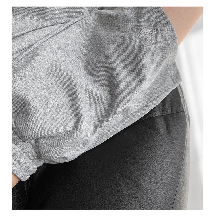 Quần Short Đùi Nữ Dây Rút Cạp Chun Ống Rộng Thêu Trái Tim 4 Màu Siêu Xinh