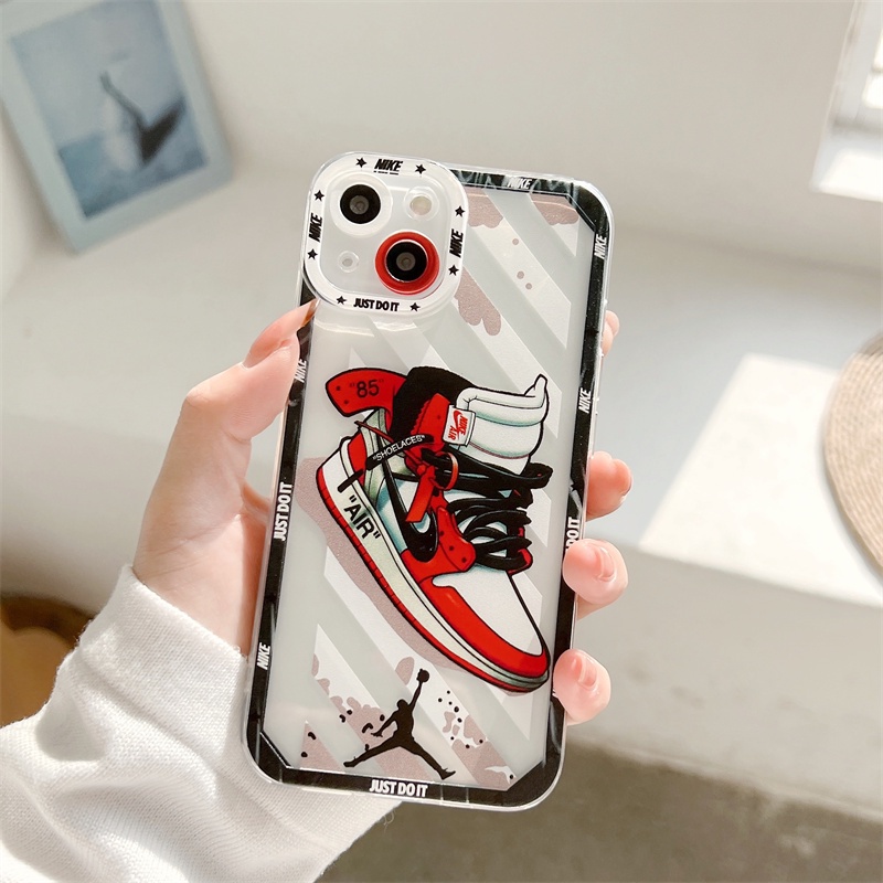 Ốp Điện Thoại Mềm Trong Suốt Chống Sốc In Họa Tiết Dễ Thương Cho iPhone 14 13 12 11 Pro Max XR X XS Max 7 8 Plus