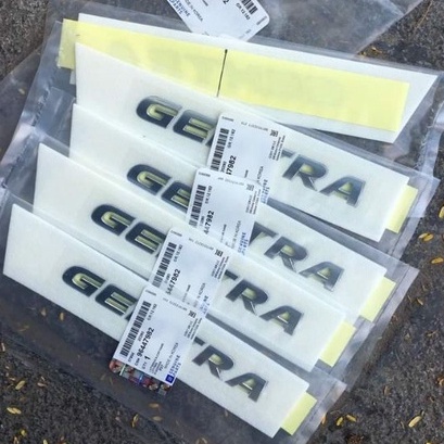 Tem dán, decal, logo chữ nổi GENTRA trên xe Daewoo Gentra - Skam Autoparts, 96447982
