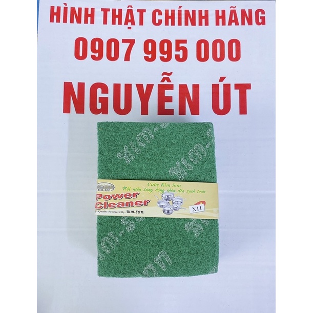 cước chùi nồi xanh lốc 10 miếng