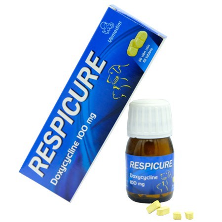 [Viên lẻ] VEMEDIM Respicure - giải quyết vấn đề hô hấp trên chó, mèo - Lọ 60 viên