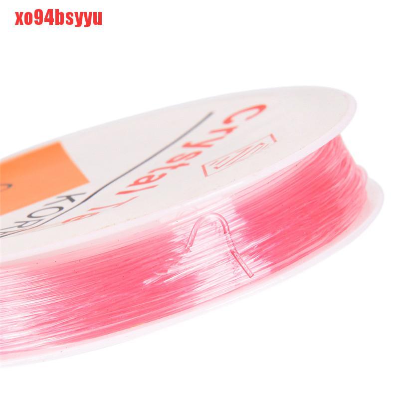 [Xo94Bsyu] 1 Cuộn Dây Cước Co Giãn Để Làm Trang Sức