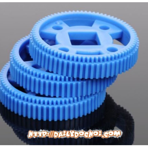 Hanoitoy Mẫu bánh răng 96 răng lỗ vuông M0.5 có mã BR96 được làm bằng nhựa cao cấp chất lượng cao giá rẻ.