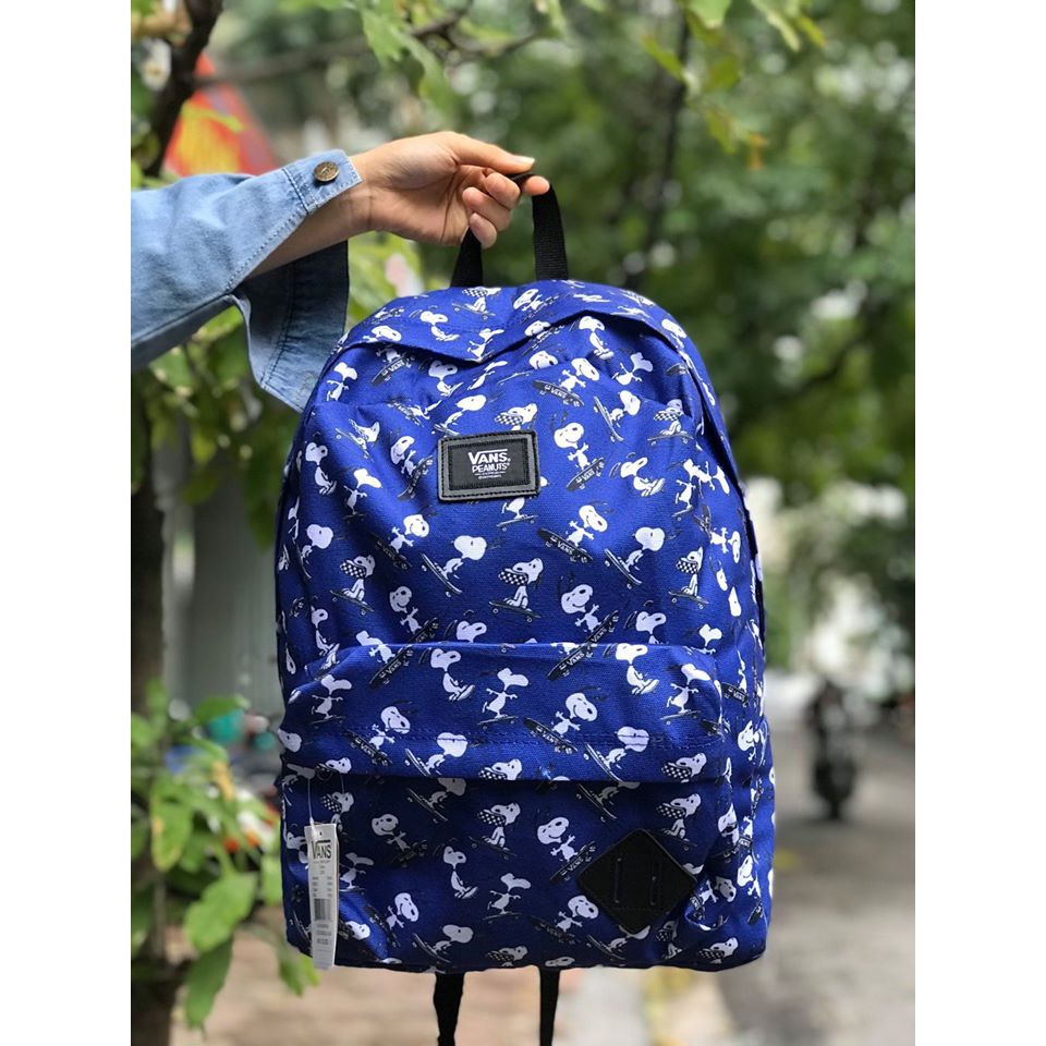 Balo Van.s x Peanuts Snoopy Old Skool - Blue [Chính Hãng]