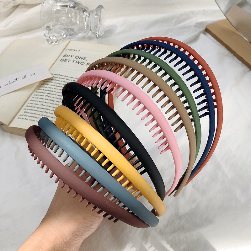 Set 4-12 Băng Đô Nhựa Thời Trang Hàn Quốc Cho Nữ