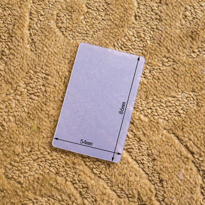 Thẻ Nhựa Pvc Trong Suốt 85.5x54mm | BigBuy360 - bigbuy360.vn