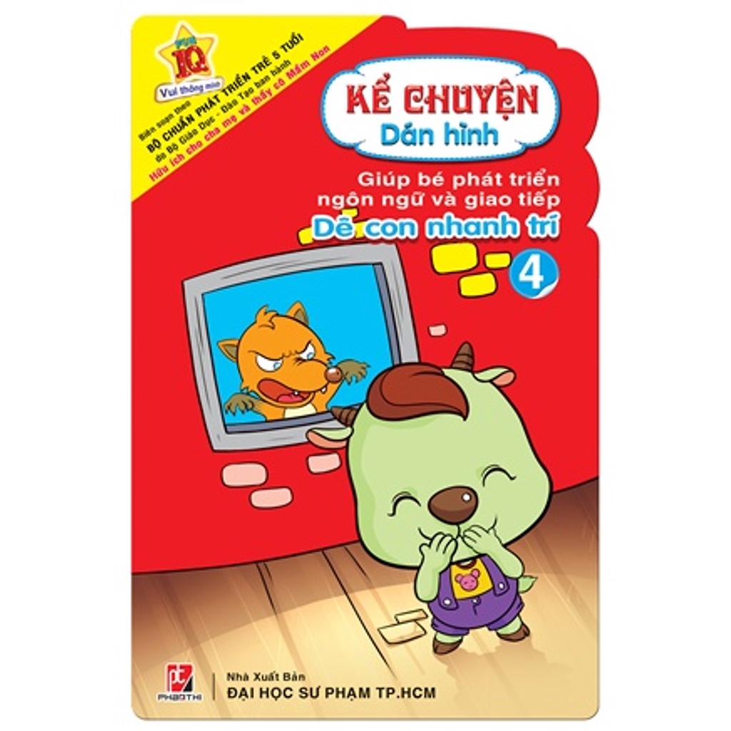Sách Kể Chuyện Dán Hình 4 - Dê Con Nhanh Trí