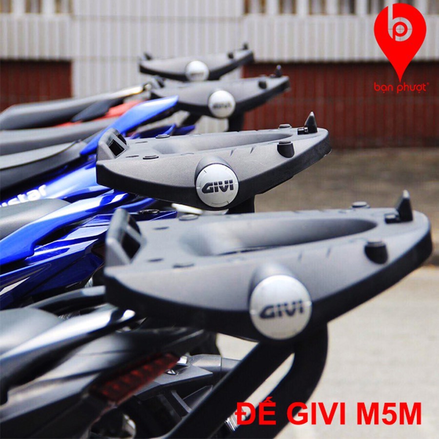 Đế Baga Givi HRV, SRV, HRX, SRX, FZ - Đế Nhựa Givi M5M - Đế Givi Nylon Chịu Lực Cao - Bạn Phượt