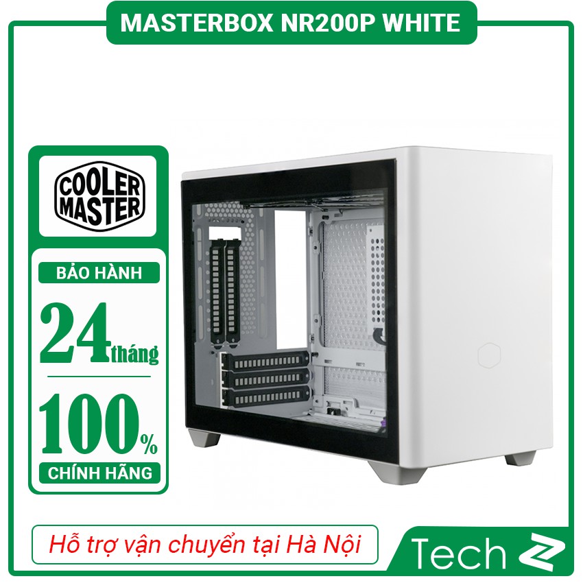 Vỏ case Cooler Master MasterBox NR200P White (Mini ITX Tower/Màu trắng)