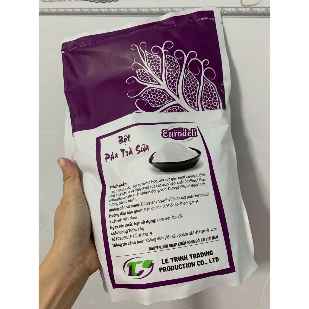 Bột Pha Trà Sữa Cao Cấp - EURODELI 1KG