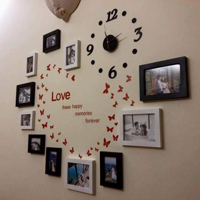 BỘ KHUNG TRÁI TIM ĐỒNG HỒ DECAN