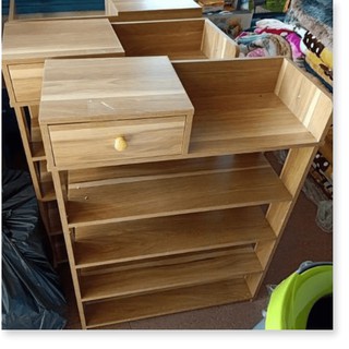 💥rẻ vô địch 💥 kệ để giày gỗ 5 tầng 80x60x25cm