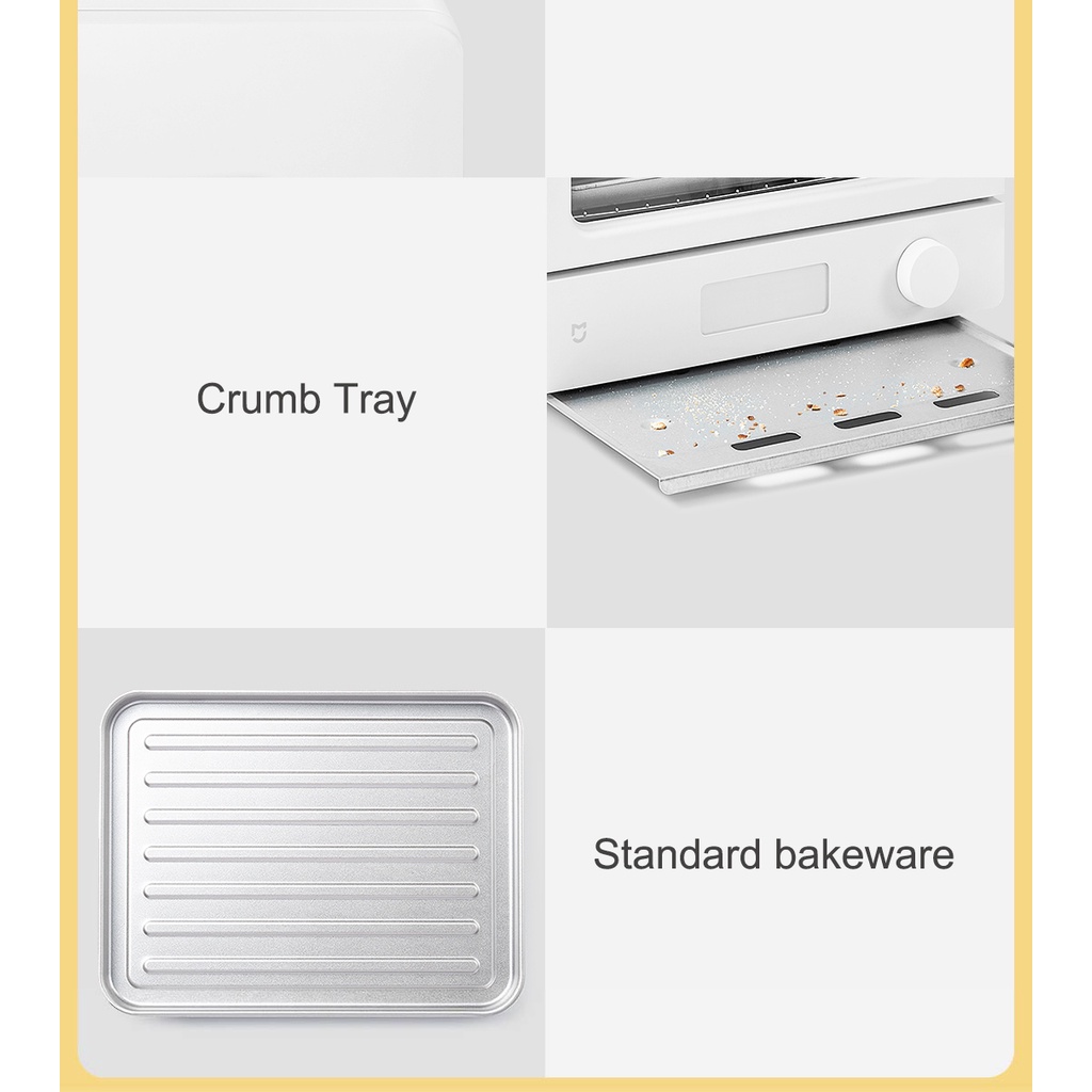 Lò Nướng Thông Minh Xiaomi 12L Nướng bằng hơi nước vô cùng hiện đại