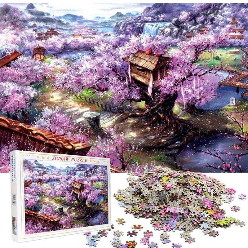 Bộ Tranh Ghép Xếp Hình 1000 Pcs Jigsaw Puzzle Tranh Ghép (75*50cm) Bản Đẹp Cao Cấp Nhiều Loại