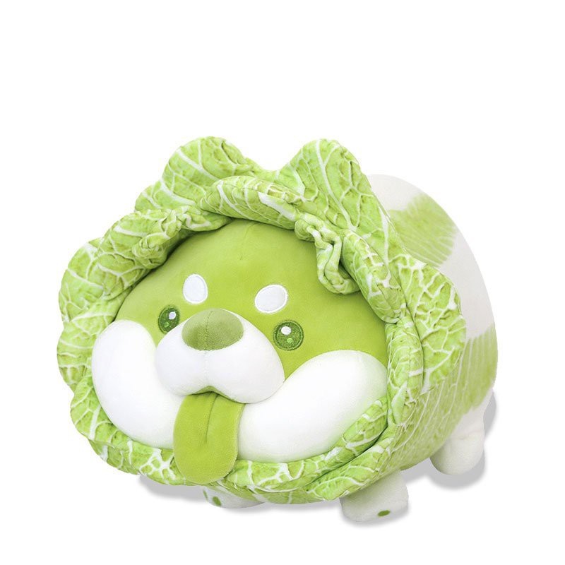 Chó bông Shiba bắp cải Huggies