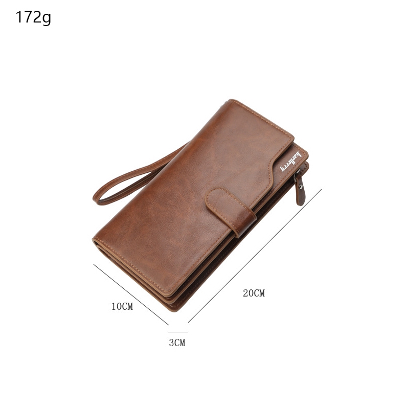 Ví Da Dài Baellerry Đa Năng Phong Cách Cổ Điển Thời Trang Cho Nam