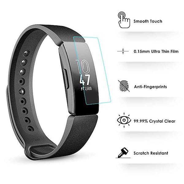 [combo 2 miếng] Dán Dẻo TPU Bảo Vệ Màn Hình Fitbit Inspire HR