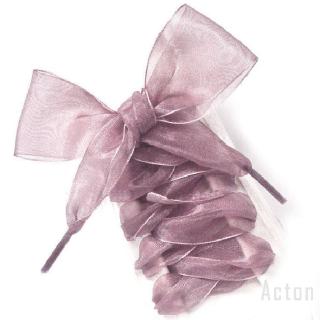 Dây giày vải lụa satin nhiều màu sắc