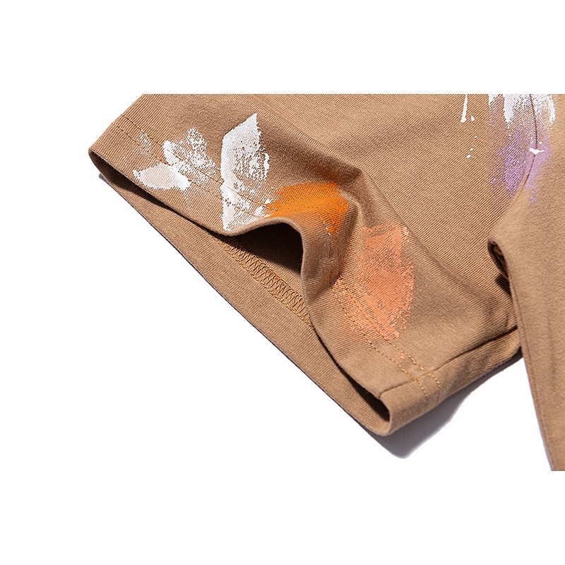 Áo Thun Cotton Tay Ngắn Dáng Rộng In Họa Tiết Trái Dừa Màu Sắc Thời Trang Cho Nam Và Nữ