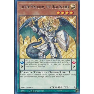 Thẻ bài Yugioh - TCG - Luster Pendulum, the Dracoslayer / ANGU-EN045