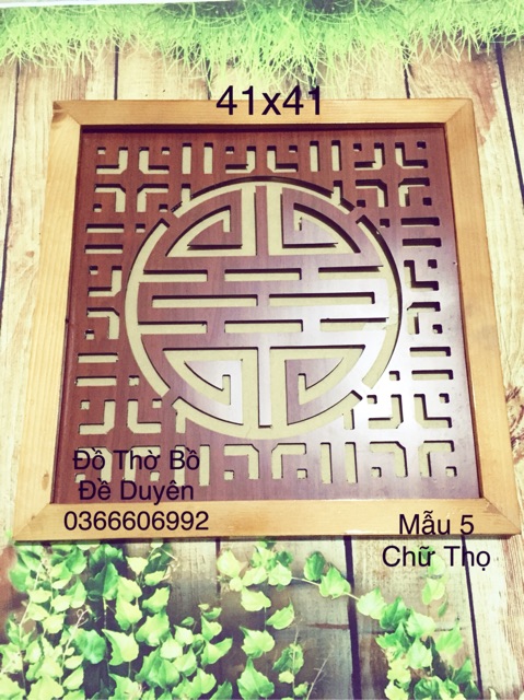 Tấm chắn khói ban thờ 41x41