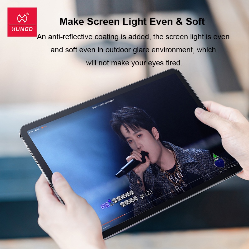 Miếng Dán Nhám XUNDD Paper-Like iPad Pro 11/ 12.9 inch/ Air 1/2/3/4/5/ Gen 5/6/7/8/9/10/ Pro 9.7/ Pro 10.5/ Mini 4/5/6