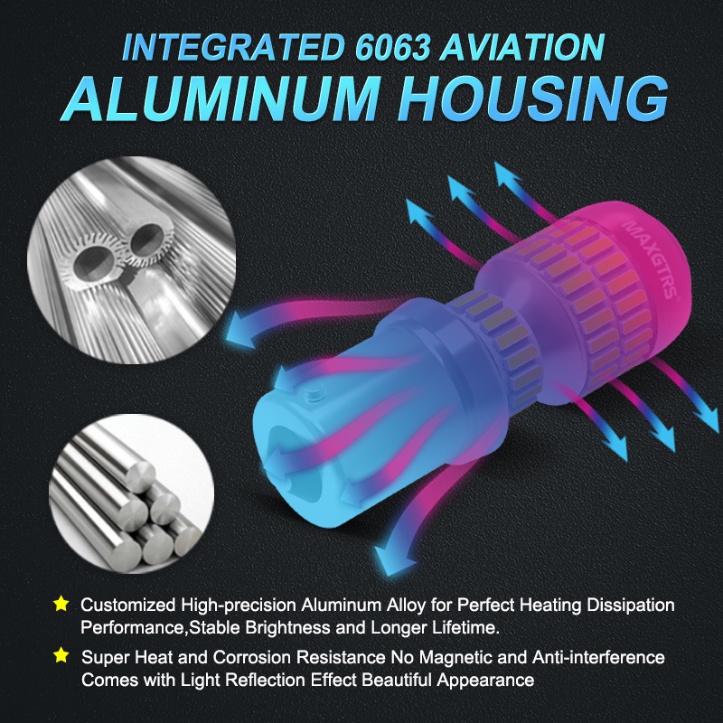 Set 2 Đèn LED Phanh Xe Tự Động 1156 BA15s 7506 P21W R10W R5W 7440 W21W 2000Lm