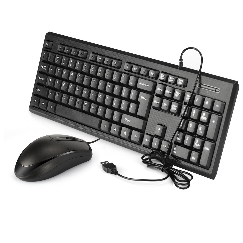 Bộ Bàn Phím + Chuột Có Dây Usb Chống Thấm Nước Tiện Dụng | BigBuy360 - bigbuy360.vn