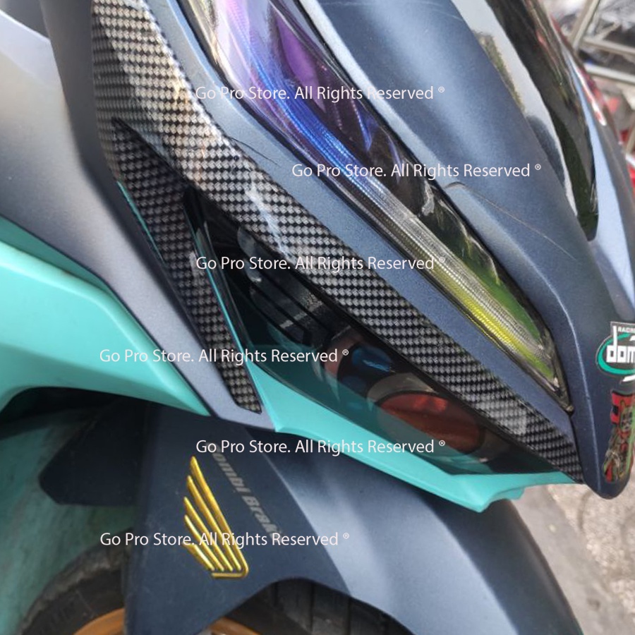 Bộ Viền Đèn Pha VARIO 2018 - 2021 Nhựa Xi G1187