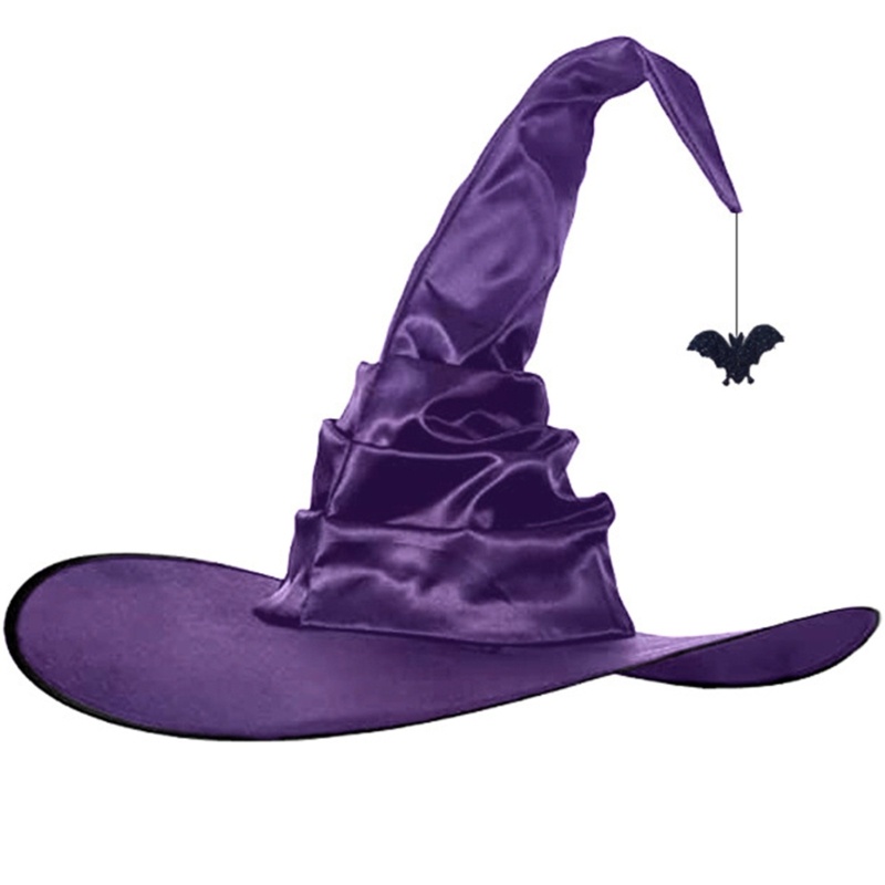 Mũ Phù Thủy Hóa Trang Halloween Cho Người Lớn Và Trẻ Em