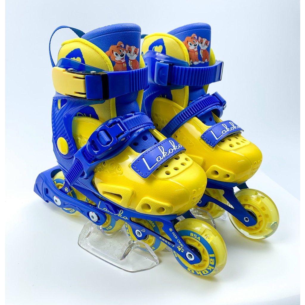 Giày patin Lakoko phiên bản giới hạn dành cho trẻ em 8 bánh phát sáng