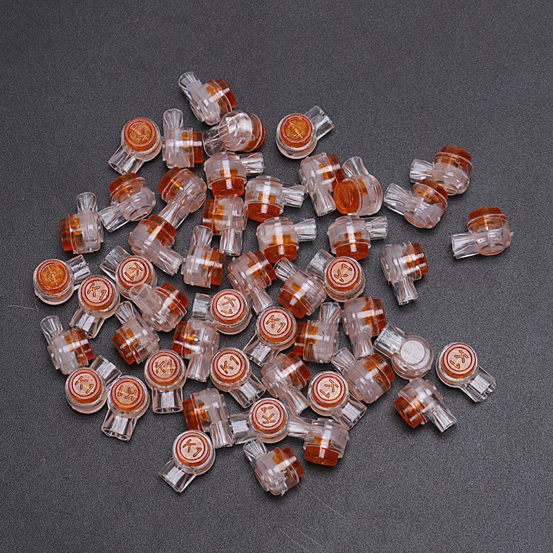 50 Chiếc Nút Gel Vàng Kết Nối Dây Điện Thoại 2 Cổng | BigBuy360 - bigbuy360.vn