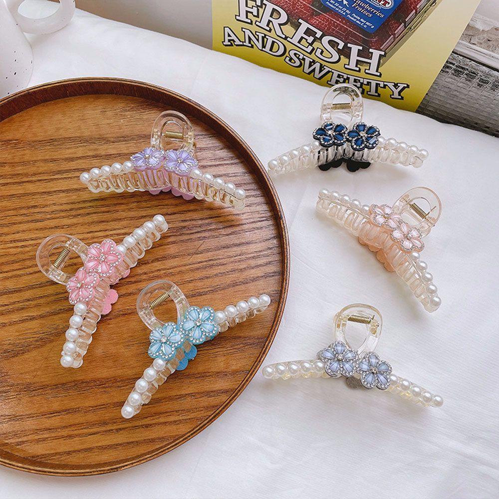 Kẹp Tóc Càng Cua Bằng Acrylic Phong Cách Hàn Quốc WMES15H